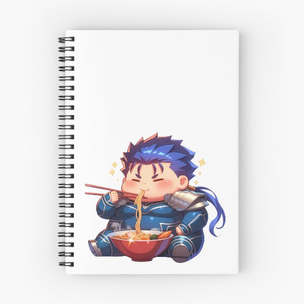 Item preview, Lancer Fate Stay Night Kawaii Ramen Chibi Blue Armor designed and sold by mildaclairmo.