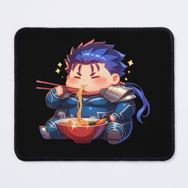 Item preview, Lancer Fate Stay Night Kawaii Ramen Chibi Blue Armor designed and sold by mildaclairmo.