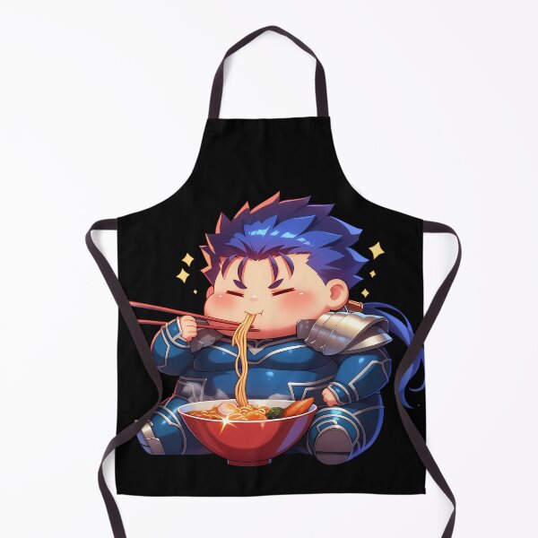 Item preview, Lancer Fate Stay Night Kawaii Ramen Chibi Blue Armor designed and sold by mildaclairmo.