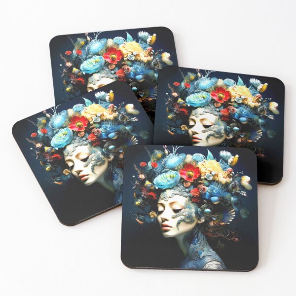 Item preview, Fantasy Female With Flowers Growing From Her Head  designed and sold by DEC02.