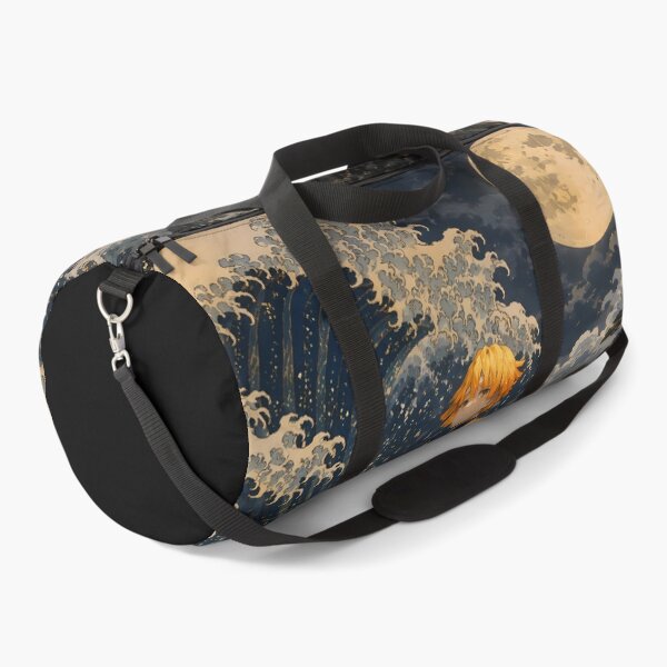 Item preview, Zenitsu Agatsuma Demon Slayer Great Wave Moonlight designed and sold by mildaclairmo.