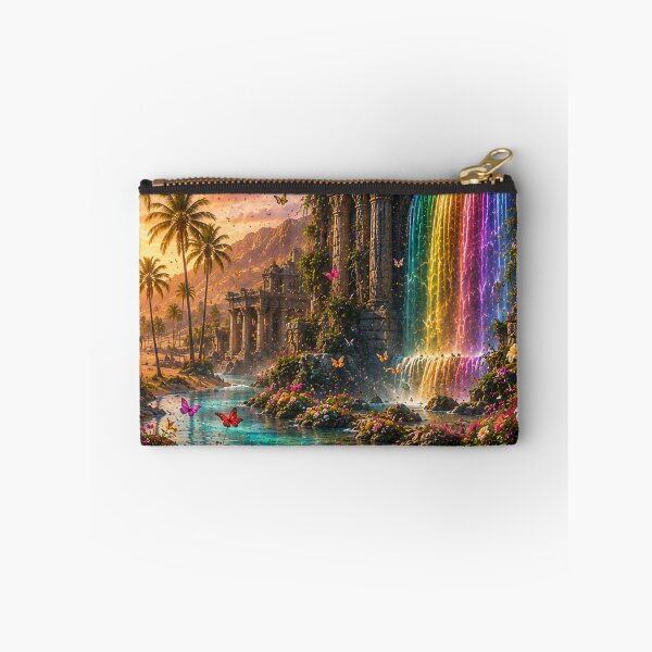 Item preview, Ancient Ruins Rainbow Waterfall Portal designed and sold by nardreelxz.