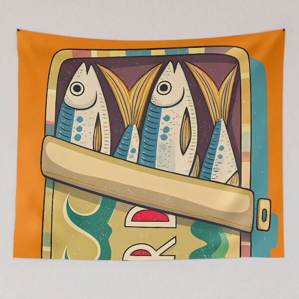 Item preview, Tinned Fish designed and sold by ToadsWorkshop.
