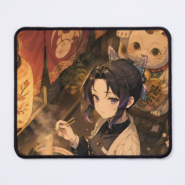 Item preview, Shinobu Kocho Demon Slayer Cozy Ramen Lantern Night designed and sold by mildaclairmo.