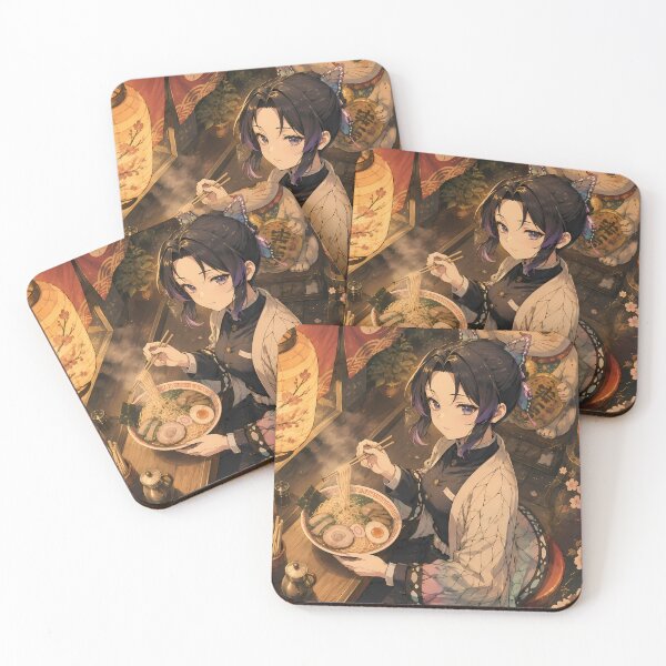 Item preview, Shinobu Kocho Demon Slayer Cozy Ramen Lantern Night designed and sold by mildaclairmo.