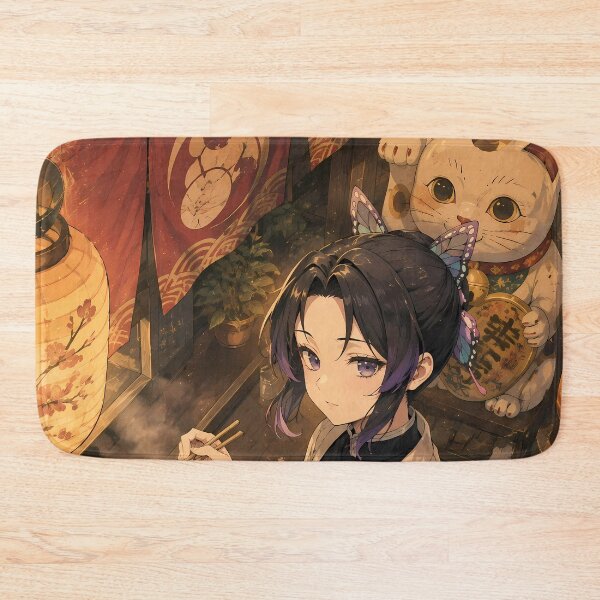 Item preview, Shinobu Kocho Demon Slayer Cozy Ramen Lantern Night designed and sold by mildaclairmo.