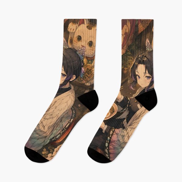 Item preview, Shinobu Kocho Demon Slayer Cozy Ramen Lantern Night designed and sold by mildaclairmo.
