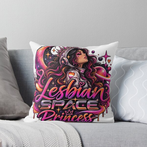 Aperçu de l'œuvre Lesbian Space Princess  créée et vendue par ControSwag.