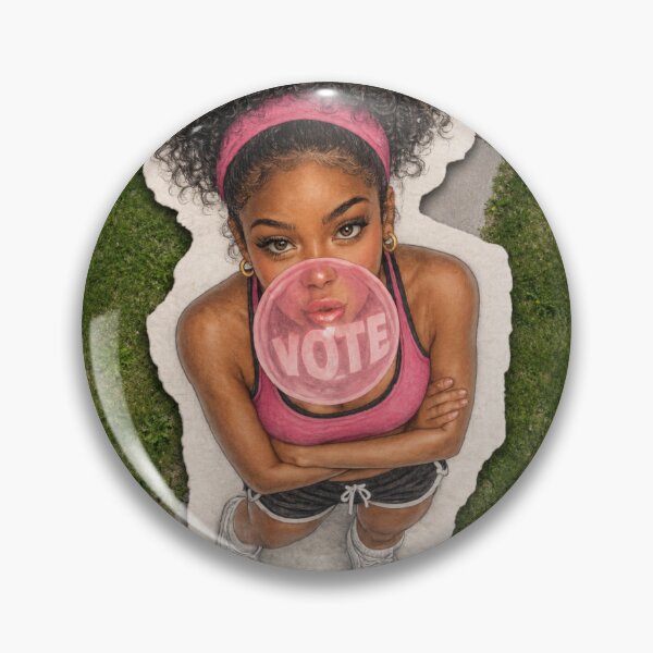 Item preview, Vote Bubble Gum Girl -Runner designed and sold by KBwiththeTees.