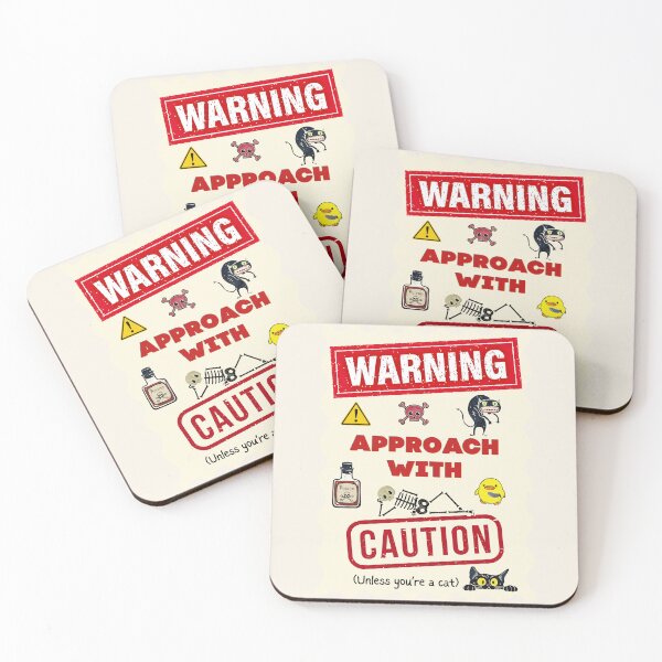 Item preview, Warning Approach With Caution Unless You're A Cat Funny Witch Gift designed and sold by InkyGenies.
