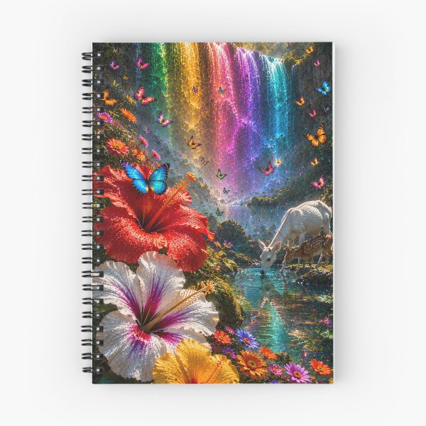 Item preview, Deer Fawn Rainbow Waterfall Garden designed and sold by nardreelxz.