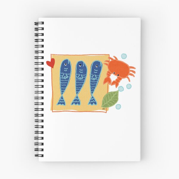 Item preview, Three Sardines and a Crab designed and sold by BibidibuDesigns.