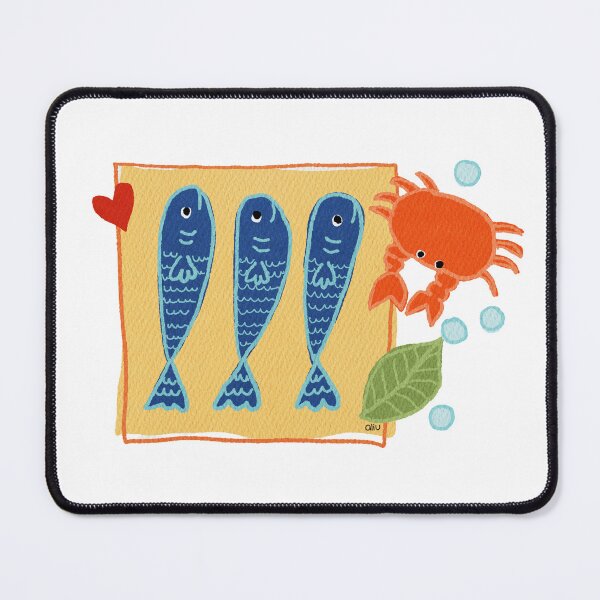 Item preview, Three Sardines and a Crab designed and sold by BibidibuDesigns.