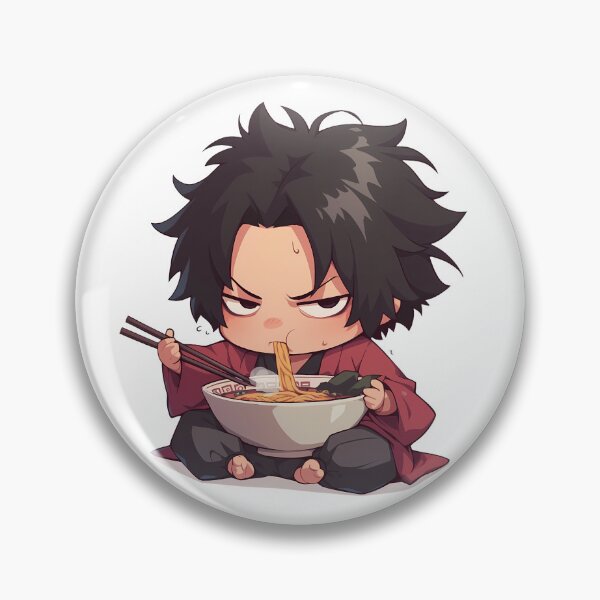 Artikelvorschau, Mugen Samurai Champloo Grumpy Chibi Ramen Feast entworfen und verkauft von mildaclairmo.