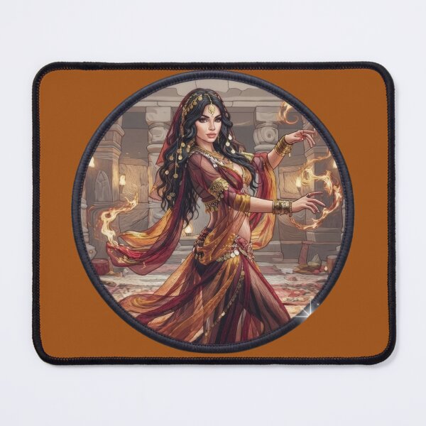 Item preview, Mystic Fire Dancer Temple Badge designed and sold by Azurart2.