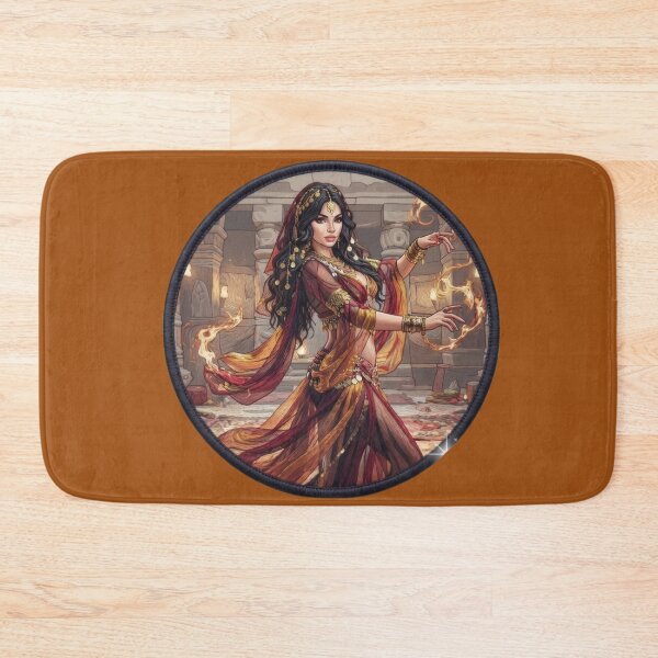 Item preview, Mystic Fire Dancer Temple Badge designed and sold by Azurart2.