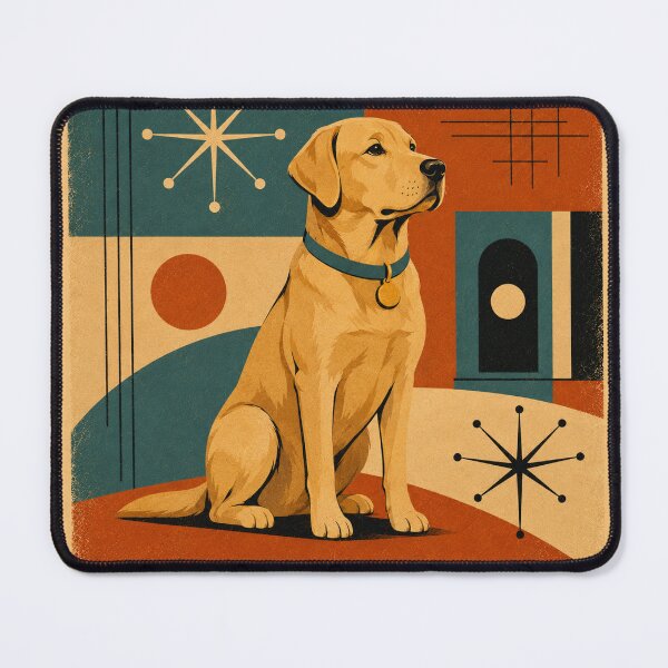 Item preview, Labrador Retriever – Mid Century Modern Atomic Dog Art designed and sold by Retroteez.