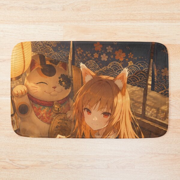 Item preview, Holo Spice and Wolf Cozy Ramen Evening designed and sold by mildaclairmo.