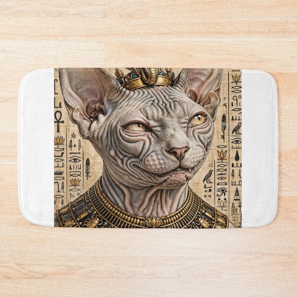 Item preview, Sphynx Cat Pharaoh - Judgmental Bastet God designed and sold by Csaba1983.