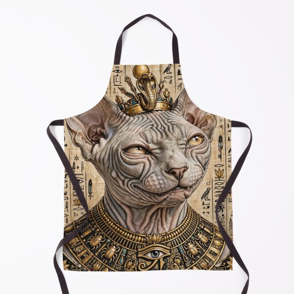 Item preview, Sphynx Cat Pharaoh - Judgmental Bastet God designed and sold by Csaba1983.