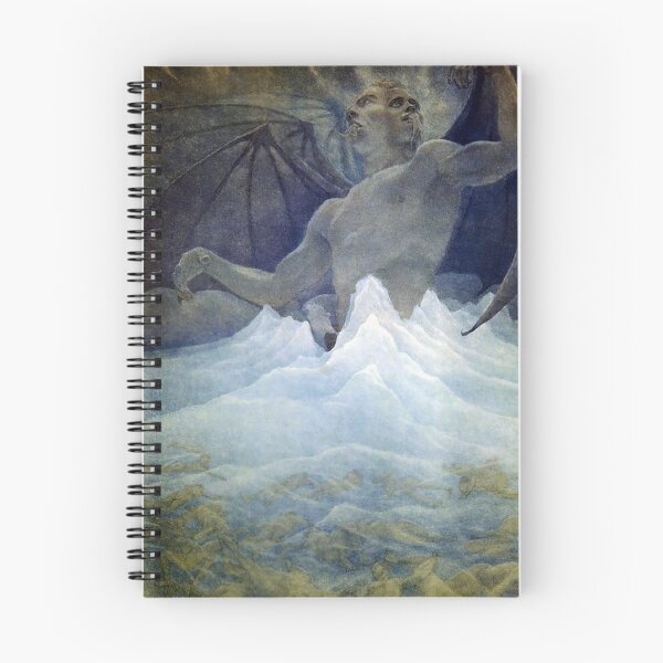 Item preview, Satanás reside en el centro del lago helado de Cocytus. Canto XXXIV, Divina Comedia de Dante - Amos Nattini designed and sold by themasters.