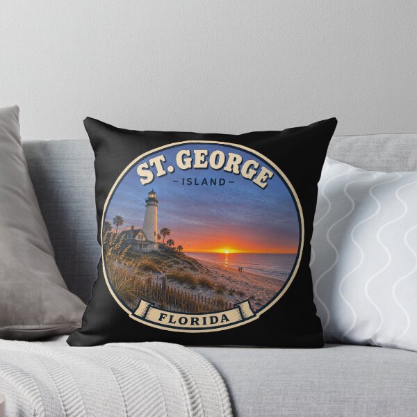 Item preview, St George Island Florida Vintage Sunset designed and sold by Swanny's Custom T-shirt and Gift Designs.