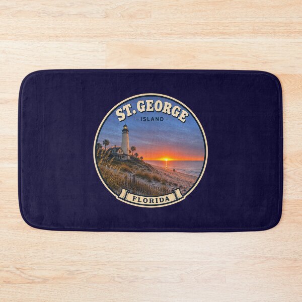 Item preview, St George Island Florida Vintage Sunset designed and sold by Swanny's Custom T-shirt and Gift Designs.