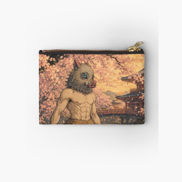 Item preview, Inosuke Hashibira Demon Slayer Sakura Temple Stroll designed and sold by mildaclairmo.