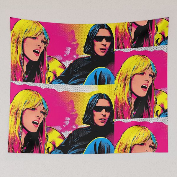 Item preview, Nico and John Cale Lichtenstein Pop style designed and sold by Cathedral of Curiosity.