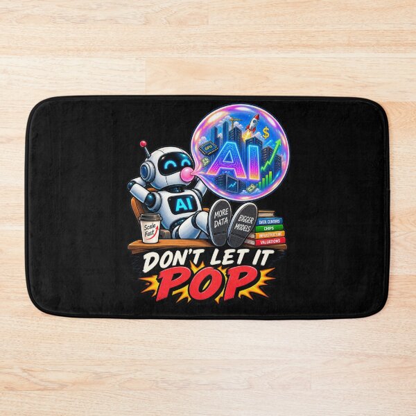 Item preview, DON’T LET IT POP — The AI Bubble designed and sold by signshirtz.