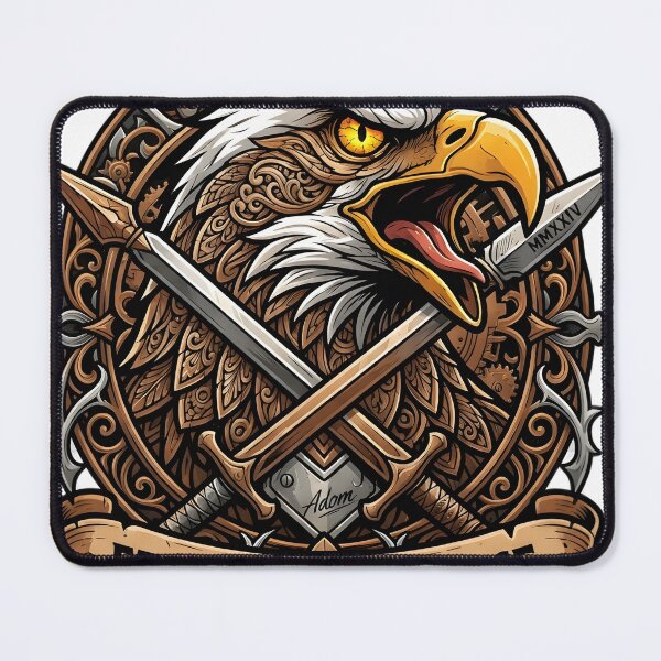 Item preview, Strength In Honor Eternal Vigilance Eagle Art designed and sold by Adom-Fashon.