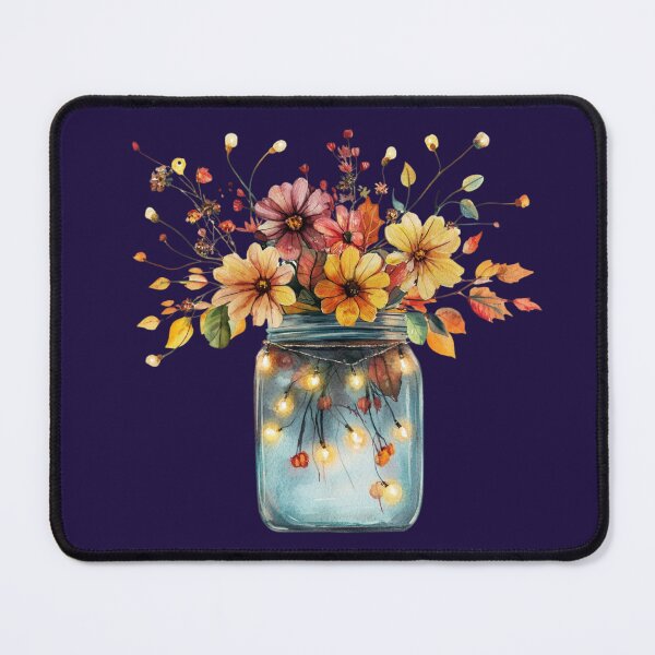 Item preview, Mason Jar Autumn Bouquet designed and sold by Road Home Quilting.