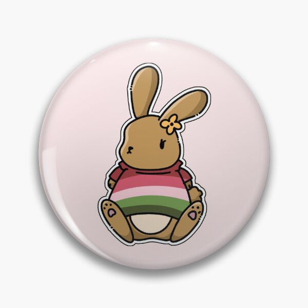 Item preview, Lesbian Flag Bunny designed and sold by Small Kine Prints.