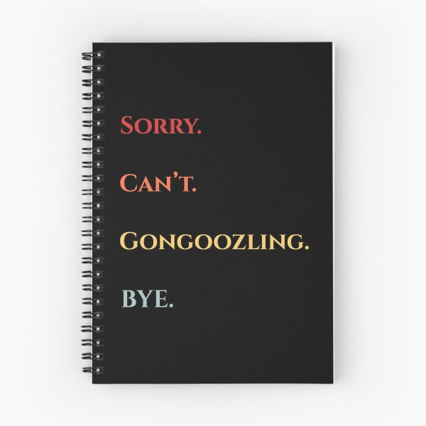 Item preview, Retro Sorry Can’t Gongoozling Bye - Gongoozling Lovers designed and sold by Wiss2Arts.
