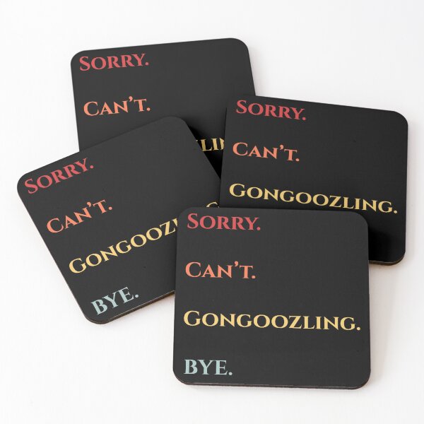 Item preview, Retro Sorry Can’t Gongoozling Bye - Gongoozling Lovers designed and sold by Wiss2Arts.