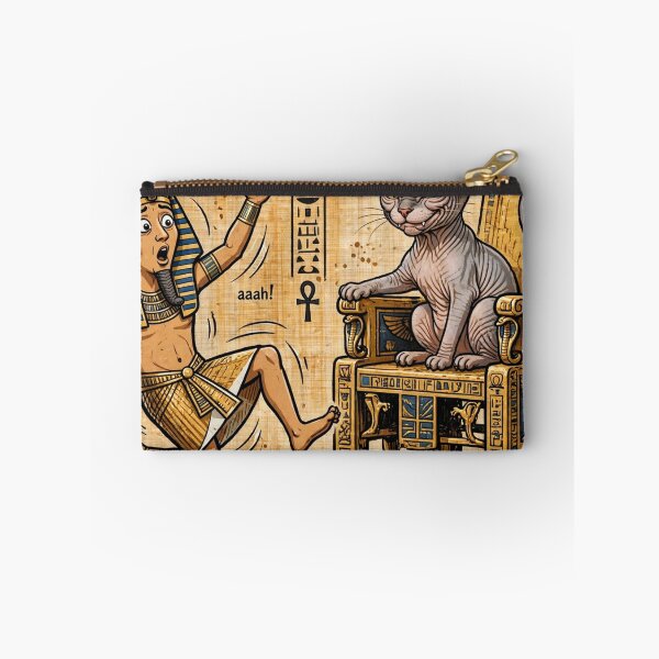 Item preview, Sphynx Cat Is Pharaoh Now Funny Egyptian Throne designed and sold by Csaba1983.