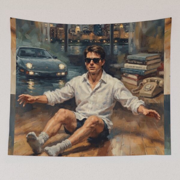 Item preview, Risky Business Living Room Fine Art Tribute designed and sold by Art's Diner.