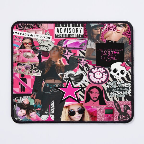 Item preview, Y2K McBling Pink Cybercore Collage designed and sold by Side By Side Studio.