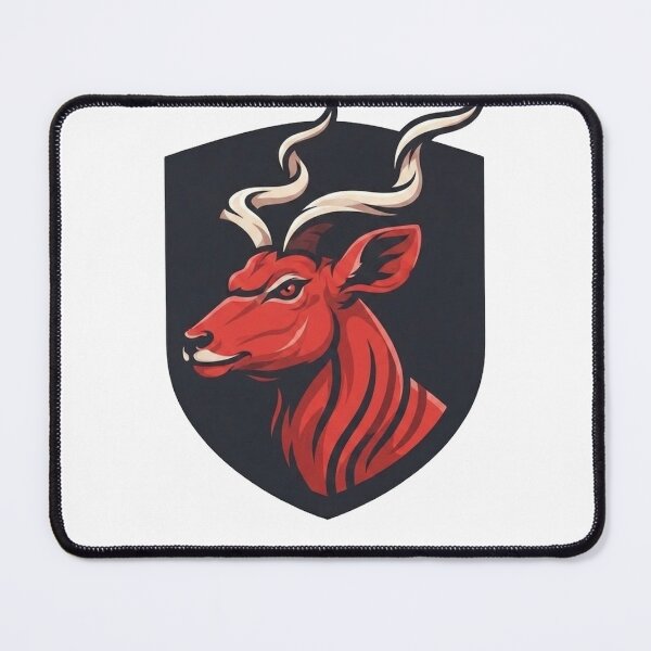 Item preview, Angry Red Kudu Shield designed and sold by funspms.