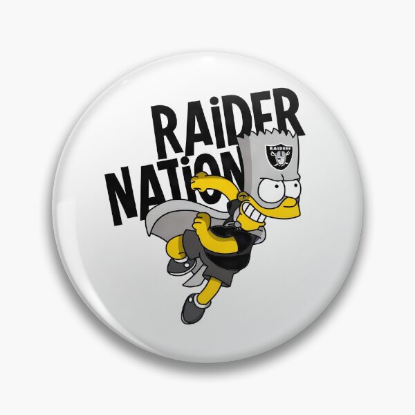 Item preview, Raider Nation BartSimpson Sports designed and sold by Dark-Symbol-Lab.