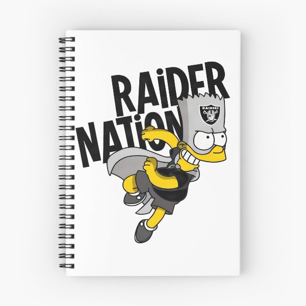 Item preview, Raider Nation BartSimpson Sports designed and sold by Dark-Symbol-Lab.