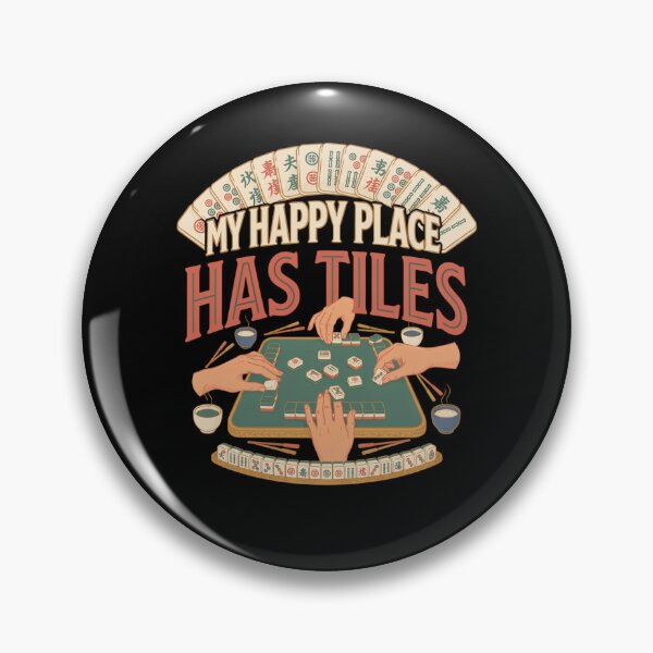 Item preview, My Happy Place Has Tiles designed and sold by Daily Mood Tees.