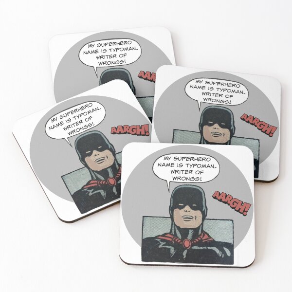 Item preview, My Superhero name is TypoMan! - Office Humor designed and sold by SSustainable.