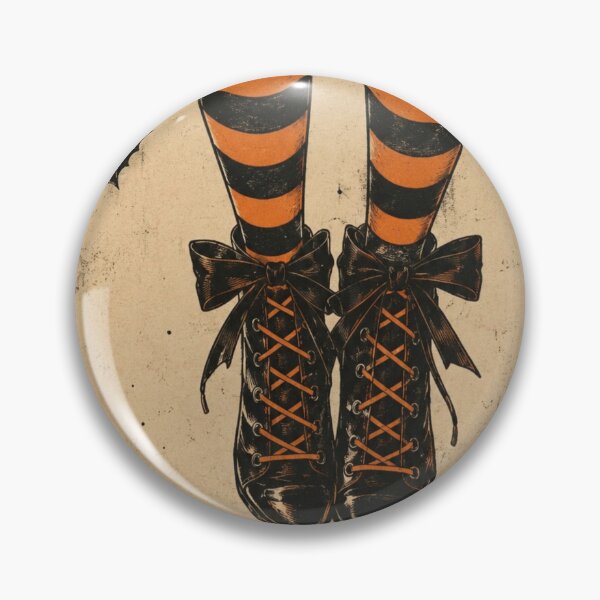 Item preview, Witch Legs | Vintage Halloween Poster Art designed and sold by Imagine Isso.