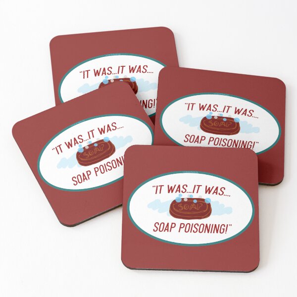 Item preview, Soap Poisoning Badge designed and sold by Normbot2000.