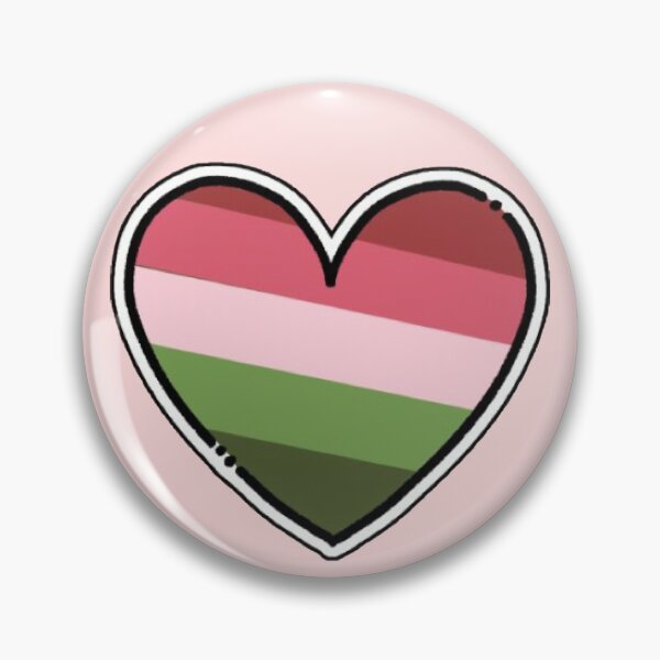 Item preview, Lesbian Flag Heart designed and sold by peachycrossing.
