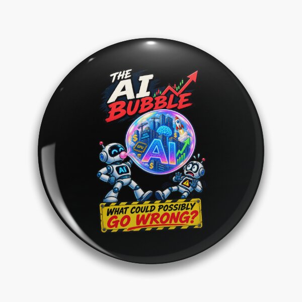 Item preview, THE AI BUBBLE — What Could Possibly Go Wrong? designed and sold by signshirtz.