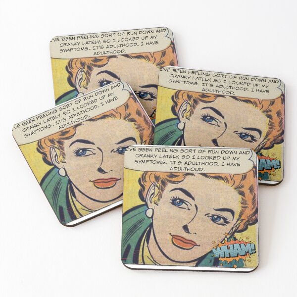 Item preview, I'm suffering from Adulthood! - Office/Women's Humor designed and sold by SSustainable.
