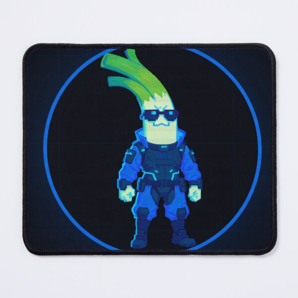 Item preview, Cyber Leek Hacker Avatar - Neon Cyberpunk Digital Art Poster designed and sold by Billy Morfo™.