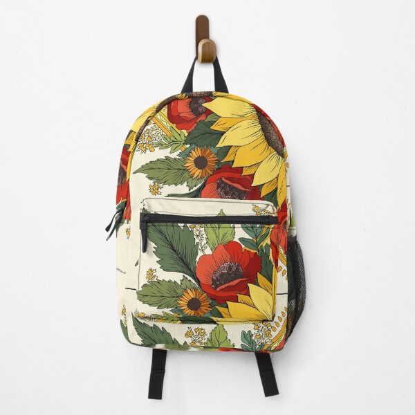 Item preview, Sunflower and red poppies designed and sold by Alla Gill.